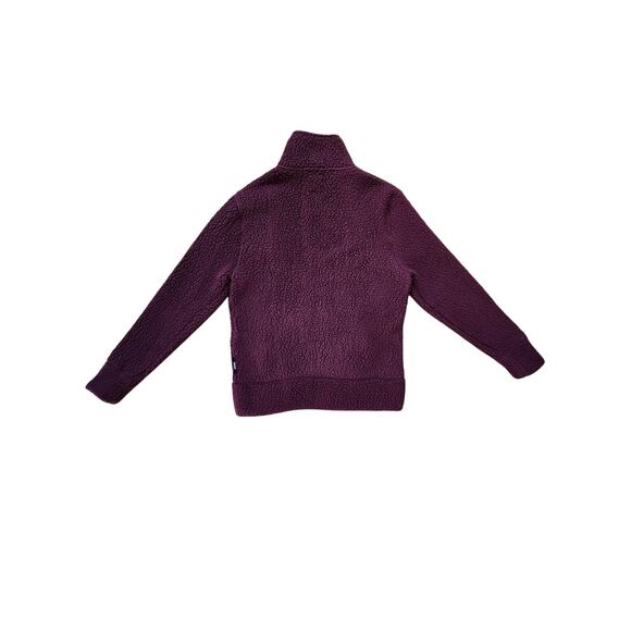 Champion x Todd Snyder Polartec Micro Series Sherpa Fleece Jacket Plum Purple S - Picture 8 of 10
